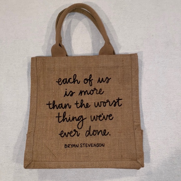 The little market “Each of us is more than the worst thing we've ever done” tote - Picture 2 of 7